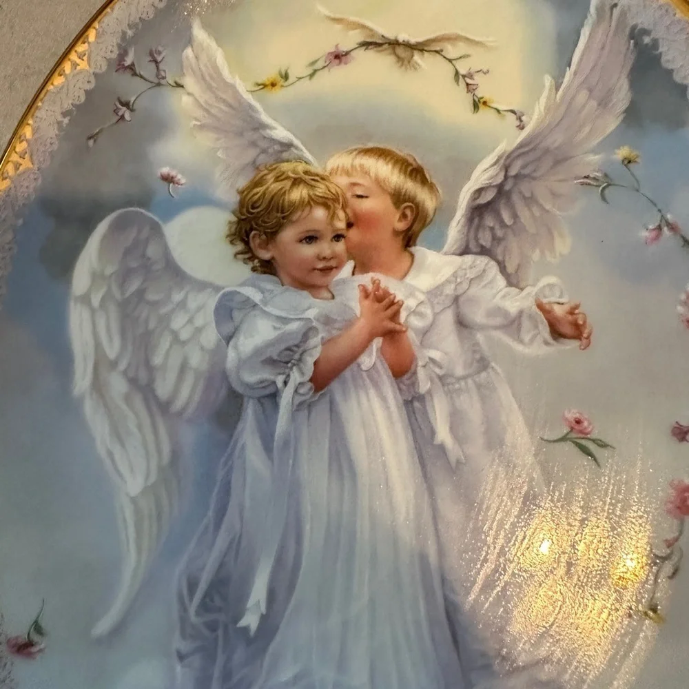 Vtg Bradford Exchange Sandra Kuck’s Heaven’s Secrets Decorative Plate 12654A